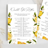 柑橘系の彼女はむしろブライダルシャワーゲーム