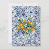 柑橘系の愛は甘いトリートオフィスサインを取る  招待状 (裏面)