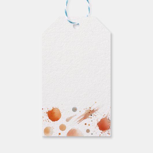 柑橘系の甘いオレンジと花 ギフトタグ (裏面)