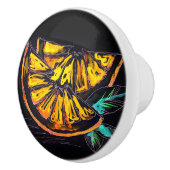 柑橘系の装飾用ノブ セラミックノブ (右)