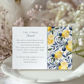 柑橘系イタリアン・ブルーアズレジョ結婚の情報 エンクロージャーカード