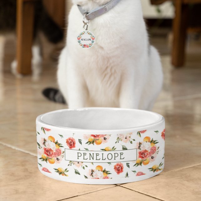 柑橘系エレガント植物学 |モノグラム ボウル (クリエイターアップロード済み)