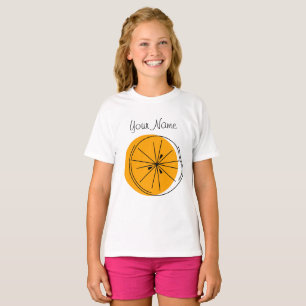 柑橘系オレンジネーム女子Tシャツ Tシャツ