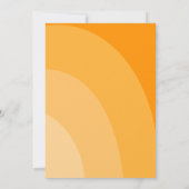 柑橘系オレンジ夏オ赤ちゃんシャワー 招待状 (裏面)