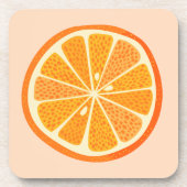 柑橘系オレンジ コースター (正面)