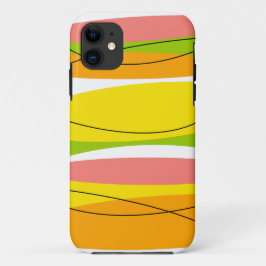 柑橘系ストライプiPhoneケース iPhone 11 ケース