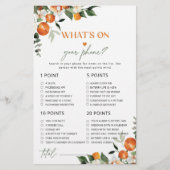 柑橘系テーマあなたの電話ゲームに何がある (正面)