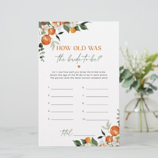 柑橘系テーマ花嫁は何歳になる予定だった (スタンド正面)