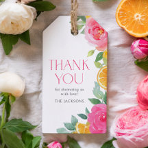 柑橘系ピンクフローラベビーシャワー