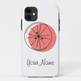 柑橘系ピンク'名前' iPhoneケース iPhone 11 ケース