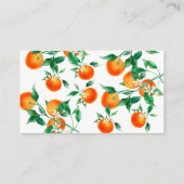 柑橘系ベビシャワーベビシャワースイートサンキュー エンクロージャーカード (裏面)