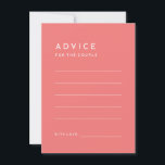 柑橘系ミニマル結婚リストピンクアドバイスカード アドバイスカード<br><div class="desc">私たちの柑橘系ミニマル結婚リストピンクのアドバイスカードデザインを紹介します。ピンク無地の、オレンジ、黄色、緑の背景と美しいフォントの組み合わせで、このテーマはレトロな魅力のtouchとエレガンスコンテンポラリーを醸し出している。当社の柑橘系水カラーテーマを補完するように設計されたこのミニマリストは、カラフルフローラグラフィックに完璧なバランスを提供する。あなたは庭の出来事やシックな都市のお祝いをホストするカジュアルか、これらの時代を超えた動きのない結婚デザインやデコは、あなたの結婚式の日のあらゆる面に色とスタイルの追加ポップ・アートの。オレンジ鮮やか色、ピンク、緑、黄色の色合いがあなたの楽しい祭りのトーンを設定し、夏の日のように明るく美しい思い出を作成する。私たちのコレクションと同様にもし、デザインに関する特別な要求や質問がある、お知らせください。私たちはあなたの完璧な美救済しさを作り出すこ結婚とが嬉しい。</div>