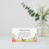 柑橘系リトルベビーかわいこちゃんベビーシャワー用の本 エンクロージャーカード (スタンド正面)