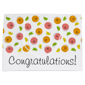 柑橘系数々のおめでとう！抱き枕ラージ ラージペーパーバッグ (正面)