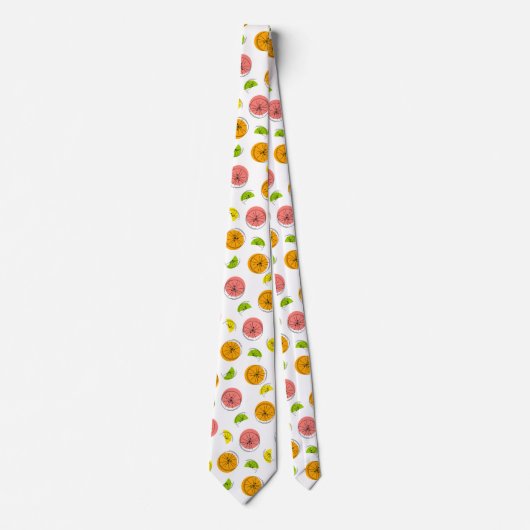 柑橘系数々のネクタイ ネクタイ (正面)