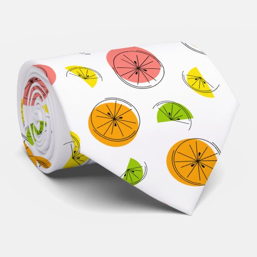 柑橘系数々のネクタイ ネクタイ (ロール)