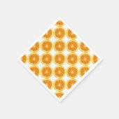 柑橘系果実切りオレンジ スタンダードカクテルナプキン (角)