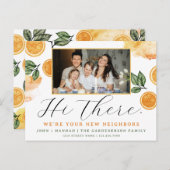 柑橘系水彩新隣人はがき ポストカード (正面/裏面)