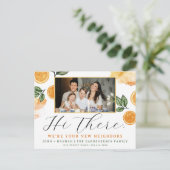 柑橘系水彩新隣人はがき ポストカード (スタンド正面)