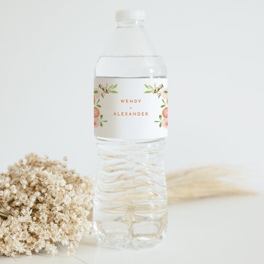 柑橘系水結婚色 ペットボトルラベル