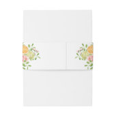 柑橘系水結婚色 招待状ベリーバンド (裏面例)