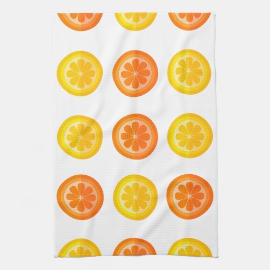 柑橘系生茶タオル キッチンタオル (縦)
