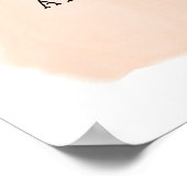 柑橘類かわいこちゃんの数はjarベビーゲームサイン ポスター (角)