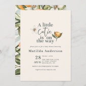 柑橘類かわいこちゃん植物性タイポグラフィベビーシャワー (正面/裏面)