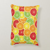 柑橘類が付いているパターン アクセントクッション (裏面(縦))