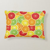 柑橘類が付いているパターン アクセントクッション (裏面)