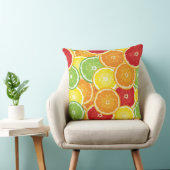 柑橘類が付いているパターン クッション (椅子)