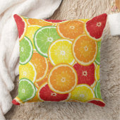 柑橘類が付いているパターン クッション (ブランケット)