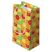 柑橘類が付いているパターン スモールペーパーバッグ (裏面アングル)