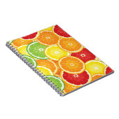 柑橘類が付いているパターン ノートブック (右側)