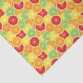 柑橘類が付いているパターン 薄葉紙 (詳細)