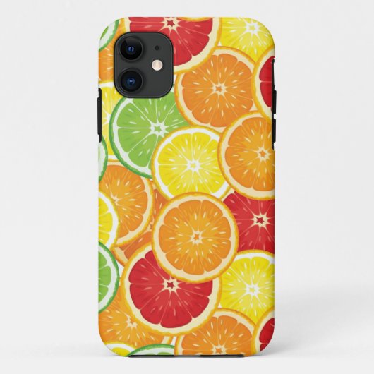 柑橘類が付いているパターン Case-Mate iPhoneケース (裏面)
