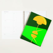 柑橘類とオベリスク懸命カバー金ゴールドプランナー プランナー手帳 (ディスプレー)