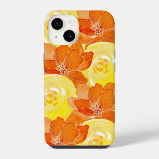 柑橘類とフローラ iPhoneケース (裏面)