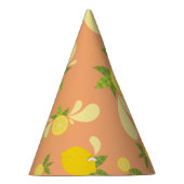 柑橘類のしぶきのイラストレーション パーティーハット (右)