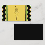 柑橘類のしぶき 名刺 (正面/裏面)