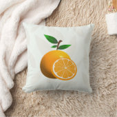 柑橘類のオレンジ クッション (ブランケット)