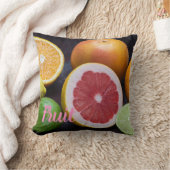 柑橘類のオレンジ、ライム、マンダリンのバリエーション クッション (ブランケット)