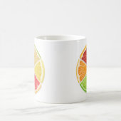 柑橘類のスライス コーヒーマグカップ (中央)