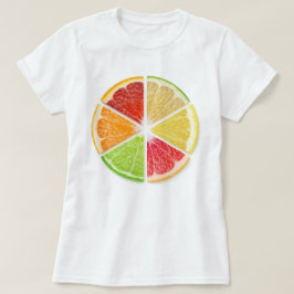 柑橘類のスライス Tシャツ