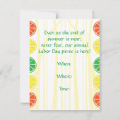 柑橘類のタケのパーティの招待状 招待状 (正面)