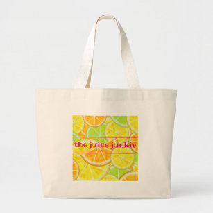 柑橘類のトート ラージトートバッグ