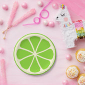 柑橘類のパーティーのライム ペーパープレート (パーティー)