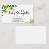 柑橘類のベビーチケットエンクロージャカード エンクロージャーカード (正面/裏面)