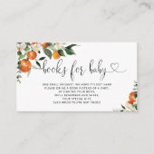 柑橘類のベビーチケットエンクロージャカード エンクロージャーカード (正面)