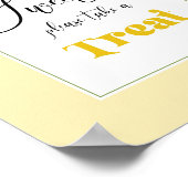 柑橘類のレモン誕生日は甘くて美味しい ポスター (角)